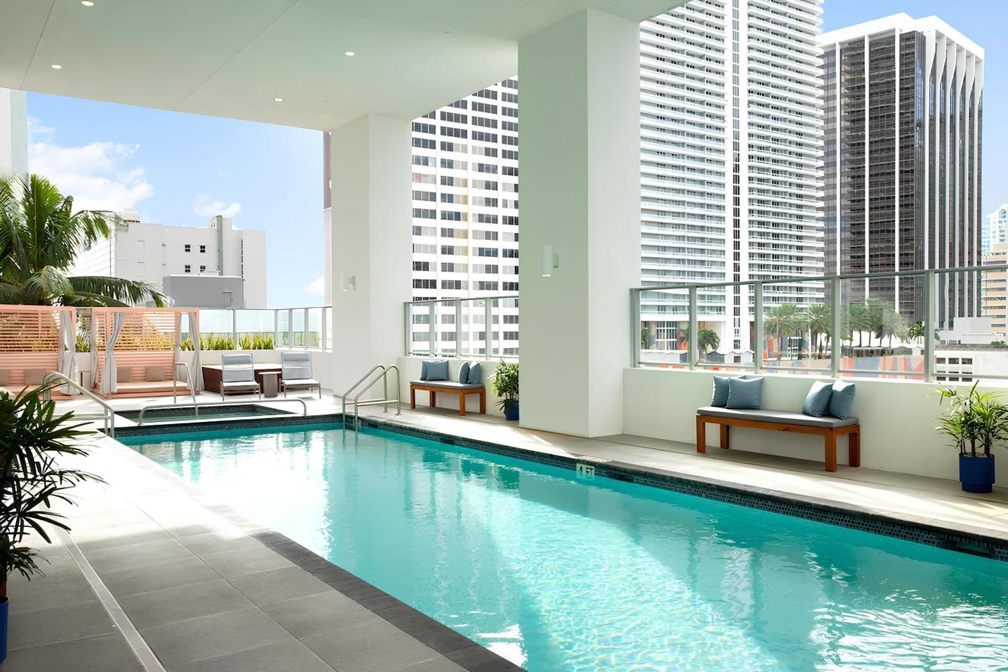 New Luxury Downtown Apartment - Gym Pool Workspace ไมอามี ภายนอก รูปภาพ